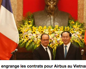Hollande au Vietnam: pas de contrat pour les droits de l'homme